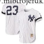 Mænd New York Yankees MLB Trøjer Don Mattingly Mitchell & Ness Cooperstown Collection Hvid