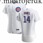 Mænd Chicago Cubs MLB Trøjer Ernie Banks 14  Hvid Hjemme Player