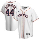 Mænd Houston Astros MLB Trøjer Yordan Alvarez  Hvid Hjemme Player