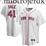 Mænd Boston Red Sox MLB Trøjer Chris Sale  Hvid Hjemme Player Name