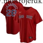 Mænd Boston Red Sox MLB Trøjer J.D. Martinez  Rød Alternate Player Name