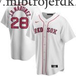 Mænd Boston Red Sox MLB Trøjer J.D. Martinez  Hvid Hjemme Player Name