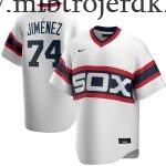 Mænd Chicago White Sox MLB Trøjer Eloy Jimenez  Hvid Alternate Player Name