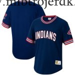 Mænd Cleveland Indians MLB Trøjer Mitchell & Ness Navy Cooperstown Collection Wild Pitch