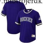 Mænd Colorado Rockies MLB Trøjer Mitchell & Ness Lilla Cooperstown Collection Wild Pitch