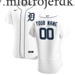 Mænd Detroit Tigers MLB Trøjer  Hvid Hjemme Custom