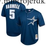 Mænd Houston Astros MLB Trøjer Jeff Bagwell Mitchell & Ness Navy Cooperstown Collection Big & Tall Mesh Batting Practice
