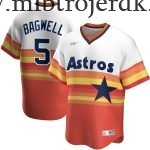 Mænd Houston Astros MLB Trøjer Jeff Bagwell  Hvid Hjemme Cooperstown Collection Player