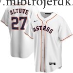 Mænd Houston Astros MLB Trøjer Jose Altuve  Hvid Hjemme Player Name