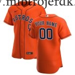 Mænd Baseball MLB Houston Astros  Orange Alternate Custom Trøjer