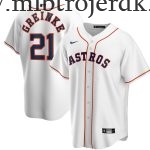 Mænd Houston Astros MLB Trøjer Zack Greinke  Hvid Hjemme Player
