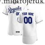 Mænd Baseball MLB Kansas City Royals  Hvid Hjemme Custom Trøjer