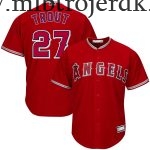 Mænd Los Angeles Angels MLB Trøjer Mike Trout Rød Big & Tall Player