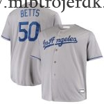 Mænd Los Angeles Dodgers MLB Trøjer Mookie Betts Grå Big & Tall Player
