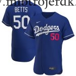 Mænd Los Angeles Dodgers MLB Trøjer Mookie Betts  Royal Alternate Player