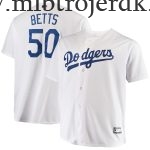 Mænd Los Angeles Dodgers MLB Trøjer Mookie Betts Hvid Big & Tall Player