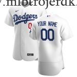 Mænd Baseball MLB Los Angeles Dodgers  Hvid Hjemme Custom Trøjer Patch