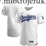 Mænd Los Angeles Dodgers MLB Trøjer  Hvid Hjemme Team
