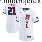 Mænd Baseball MLB Milwaukee Brewers  Hvid 2021 MLB All-Star Game Custom Trøjer