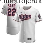 Mænd Minnesota Twins MLB Trøjer Miguel Sano  Hvid Hjemme Player