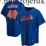 Mænd New York Mets MLB Trøjer Jacob deGrom  Royal Alternate Player Name