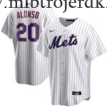 Mænd New York Mets MLB Trøjer Pete Alonso  Hvid Hjemme Player Name