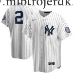 Mænd New York Yankees MLB Trøjer Derek Jeter  Hvid Navy 2020 Hall of Fame Induction