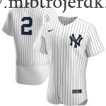 Mænd New York Yankees MLB Trøjer Derek Jeter  Hvid Navy Hjemme Player