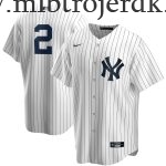 Mænd New York Yankees MLB Trøjer Derek Jeter  Hvid Navy