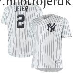 Mænd New York Yankees MLB Trøjer Derek Jeter Hvid Big & Tall Player