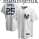 Mænd New York Yankees MLB Trøjer Gleyber Torres  Hvid Hjemme Player Name