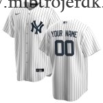 Mænd Baseball MLB New York Yankees  Hvid Hjemme Custom Trøjer 1