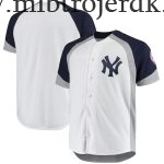 Mænd New York Yankees MLB Trøjer Hvid Navy Big & Tall Color Block Team