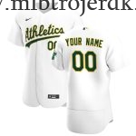 Mænd Baseball MLB Oakland Athletics  Hvid Hjemme Custom Trøjer