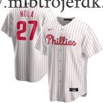 Mænd Philadelphia Phillies MLB Trøjer Aaron Nola  Hvid Hjemme Player Name