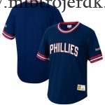 Mænd Philadelphia Phillies MLB Trøjer Mitchell & Ness Navy Cooperstown Collection Wild Pitch T-Shirt