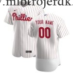 Mænd Baseball MLB Philadelphia Phillies  Hvid Hjemme Custom Trøjer