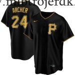 Mænd Pittsburgh Pirates MLB Trøjer Chris Archer  Sort Alternate Player Name