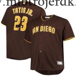 Mænd San Diego Padres MLB Trøjer Fernando Tatis Jr. Brun Big & Tall Player