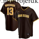 Mænd San Diego Padres MLB Trøjer Manny Machado  Brun Alternate Player