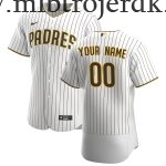 Mænd Baseball MLB San Diego Padres  Hvid Hjemme Custom Trøjer