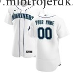 Mænd Baseball MLB Seattle Mariners  Hvid Hjemme Custom Trøjer