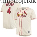 Mænd St. Louis Cardinals MLB Trøjer Yadier Molina Cream Big & Tall Player