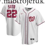 Mænd Washington Nationals MLB Trøjer Juan Soto  Hvid Hjemme Player Name