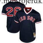 Mænd Mitchell & Ness Wade Boggs Boston Red Sox MLB Trøjer 1992 Cooperstown Collection Batting Practice Navy Blå