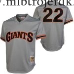 Mænd San Francisco Giants MLB Trøjer Mitchell & Ness Will Clark 1989 Cooperstown Collection Batting Practice Grå