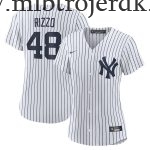Kvinde New York Yankees MLB Trøjer Anthony Rizzo  Hvid Hjemme Official Player