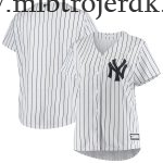 Kvinde New York Yankees MLB Trøjer Hvid Plus Size Sanitized Team