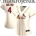 Kvinde St. Louis Cardinals MLB Trøjer Yadier Molina  Cream Alternate Player