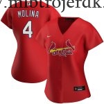 Kvinde St. Louis Cardinals MLB Trøjer Yadier Molina  Rød Alternate Player